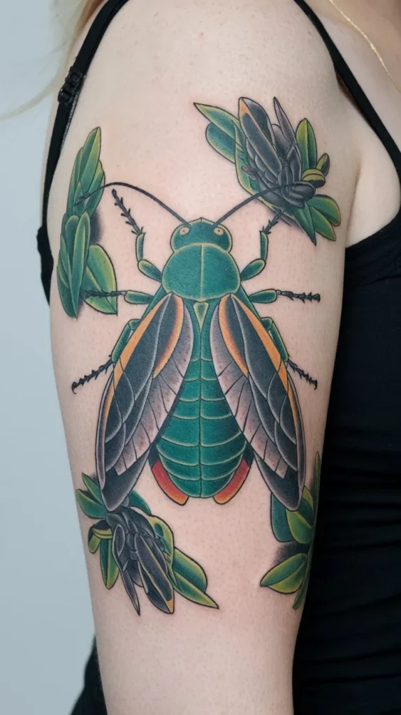 11 Leaf Hopper Tattoo Designs to Admire