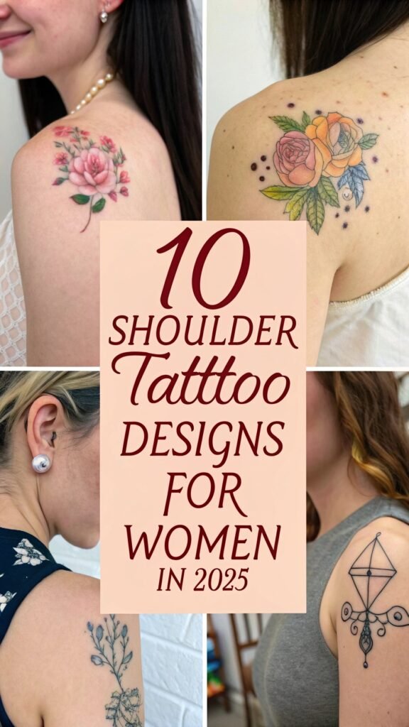 10 Shoulder Tattoo Designs for Women in 2025