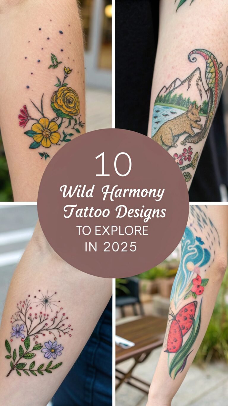 10 Wild Harmony Tattoo Designs to Explore in 2025