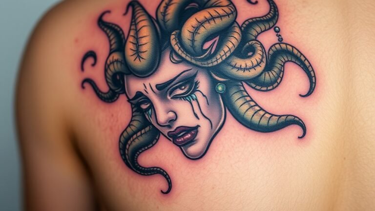 crying medusa tattoo significance