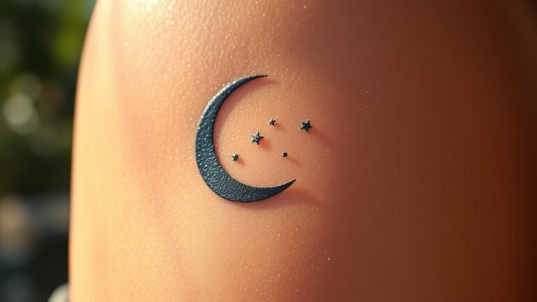 moon crescent tattoo significance