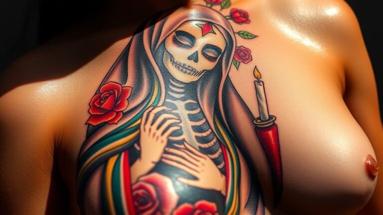 santa muerte tattoo significance explained