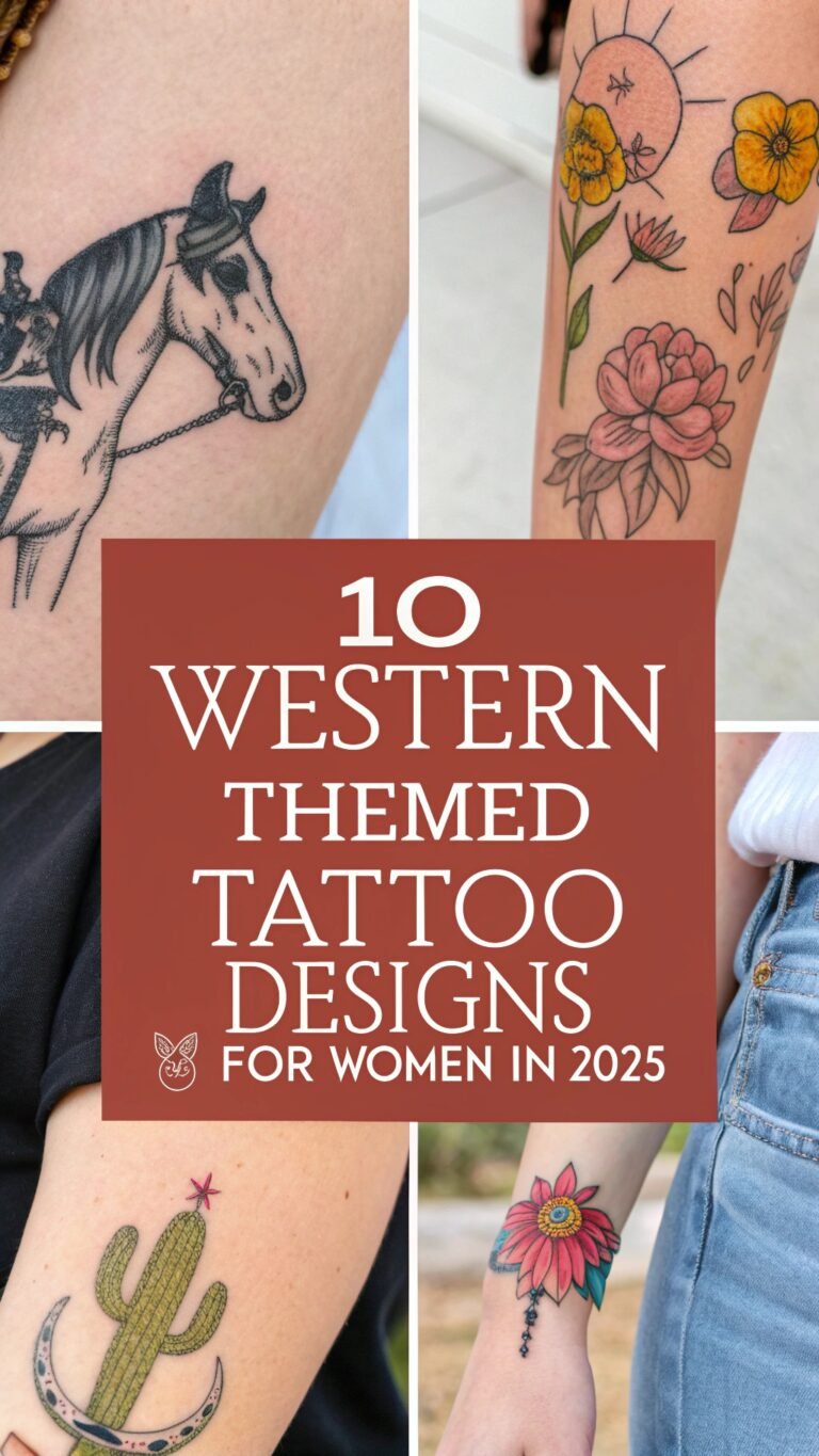 10 Western Themed Tattoo Designs for Women in 2025